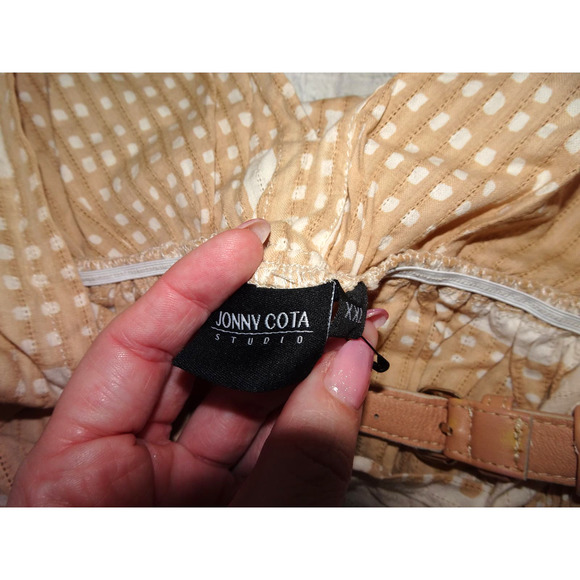 Jonny Cota Studio Poet Maxi Dress, Beige, XXL - Picture 4 of 11